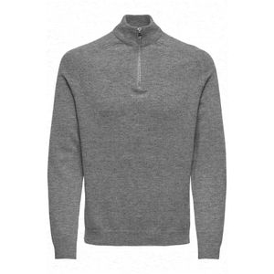 Only & Sons Trui 'ONSEDWARD'  grijs gemêleerd