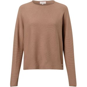 FYNCH-HATTON - Trui - Bruin - Effen - Lange Mouw