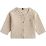 TOMMY HILFIGER Gebreid vest 'ESSENTIAL'  beige