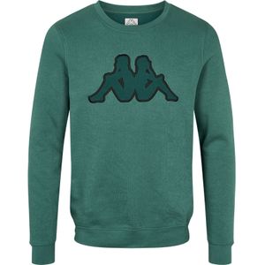 KAPPA Trui 'Airvit'  groen / donkergroen / zwart