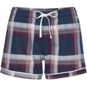 s.Oliver Pyjamabroek  nachtblauw / bourgogne / offwhite