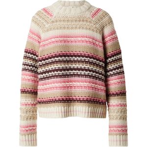 YAS - YASBIBI - Trui - Taupe - Lichtroze - Donkerroze - Wit