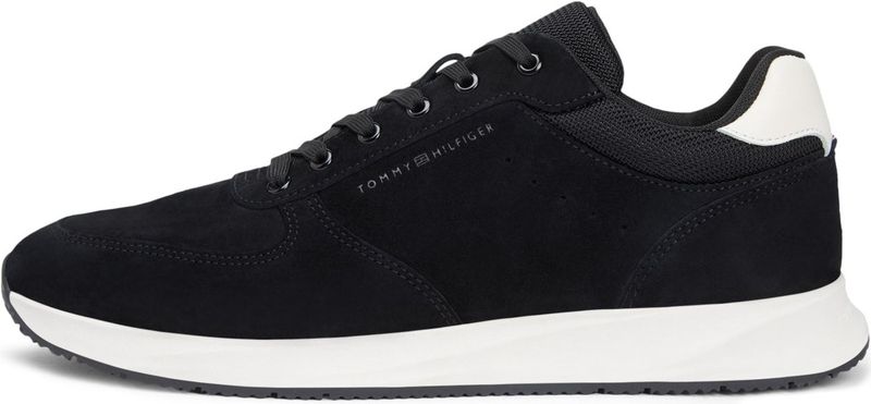 Tommy Hilfiger - NEWPORT - Lage Sneakers - Effen - Echt Leer