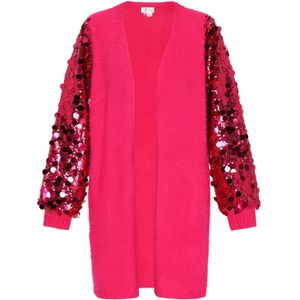 IZIA Gebreid vest  gemengde kleuren / pink