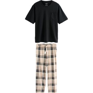 Next Pyjama lang  beige / navy / bruin / zwart