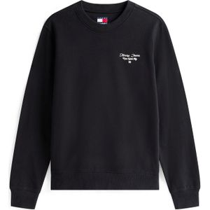 TOMMY JEANS - TJW REG ESS LOGO 1 CREW EXT - Sweatshirt - Zwart