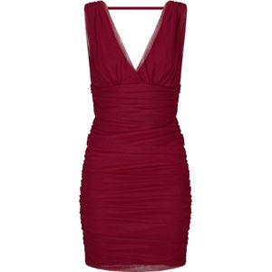 Nicowa Jurk  donkerrood