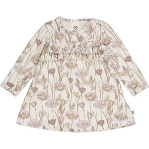 Müsli by GREEN COTTON - Jurk - Lichtbeige - Bloemenprint - Katoen