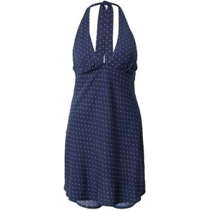 HOLLISTER Zomerjurk  navy / wit