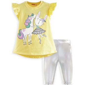 Denokids Trainingspak 'Ballerina'  geel