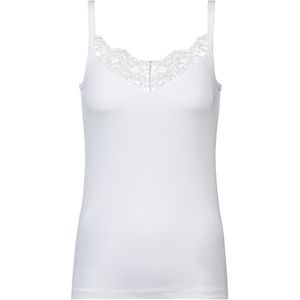 Spaghetti Top - Wit - Biologisch Katoen - Mouwloos