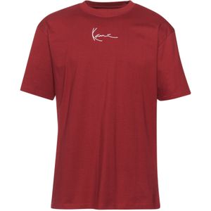 Karl Kani Shirt  donkerrood / wit