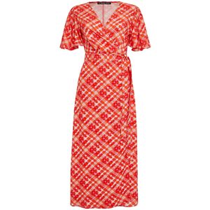 Threadbare Zomerjurk 'Malika'  oranje / rosa / donkerroze / natuurwit