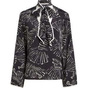 Karl Lagerfeld Blouse  zwart / wit