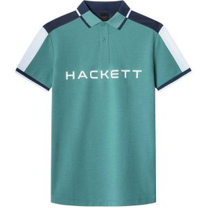 Hackett London Shirt  marine / mintgroen / offwhite