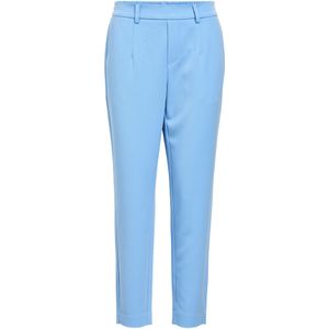 OBJECT - OBJLISA - Bandplooibroek - Hemelsblauw - Slimfit - 7/8 lengte