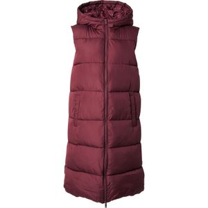 Pcbee - Lang Bodywarmer - Polyester - Mouwloos - Met Capuchon