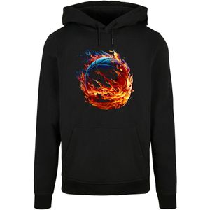 F4NT4STIC Sweatshirt 'Basketball'  blauw / oranje / zwart