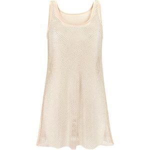 JETTE Cocktailjurk  beige / goud / gemengde kleuren