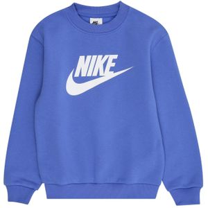 Nike Sportswear Sweatshirt 'CLUB FLC'  duifblauw / wit
