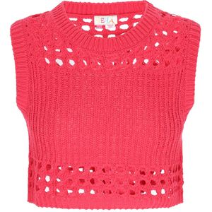 IZIA Gebreide top  fuchsia