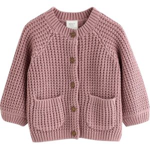 Next Gebreid vest  oudroze