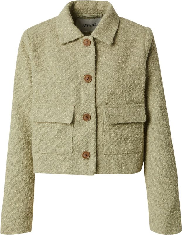 Awnaoko - Jas - Omkeerbaar - Lange Mouwen - Cropped - Polyester Voering