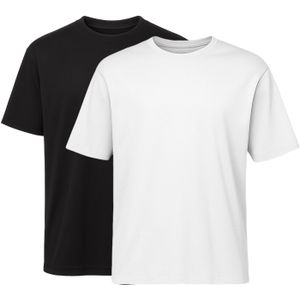 C&City Shirt  zwart / wit