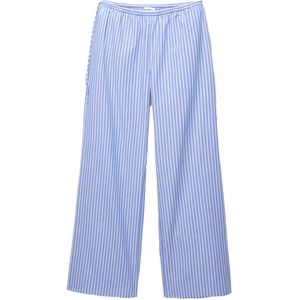 Pull&Bear Broek  blauw denim / wit