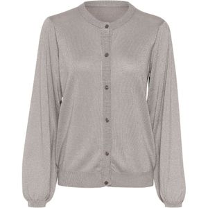 Cream Gebreid vest 'CR Shimra'  lichtgrijs / zilver