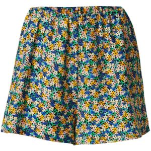 EDITED Broek 'Emelie'  royal blue/koningsblauw / jade groen / rosa / zwart