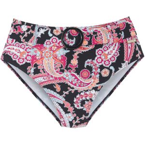 Look - Bikinibroekje - Zwart Gedessineerd - Recycling-Polyamide