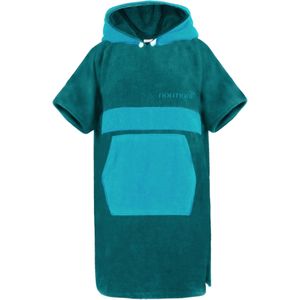 normani Badjas kort  neonblauw / pastelblauw