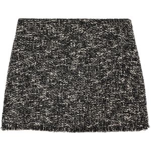 MANGO Rok 'Salt'  grijs / zwart / wit