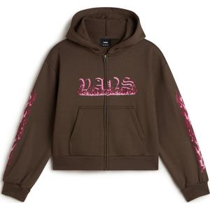 VANS Sweatshirt 'Inferno'  donkerbruin / bessen / rosa