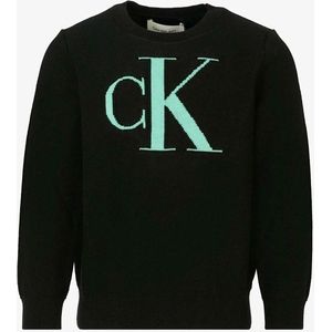 Calvin Klein Jeans Trui  mintgroen / zwart