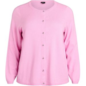 Zizzi Gebreid vest 'Caella'  rosa