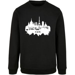 F4NT4STIC Sweatshirt 'Paris'  zwart / wit