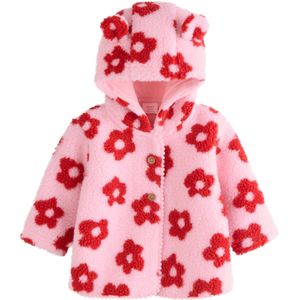 Next - Tussenjas - Rosa/Rood - Gerecycled Materiaal - Normale Pasvorm