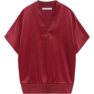 Adolfo Dominguez Shirt  donkerrood