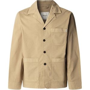 Pepe Jeans - Overhemdjack - Effen - Katoenmix - Regular Fit