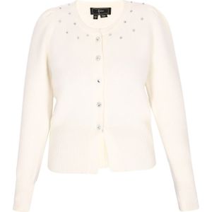 faina Gebreid vest  offwhite