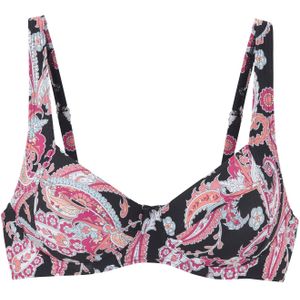 Look - Beugelbikini - Zwart Gedessineerd - Recycling-Polyamide