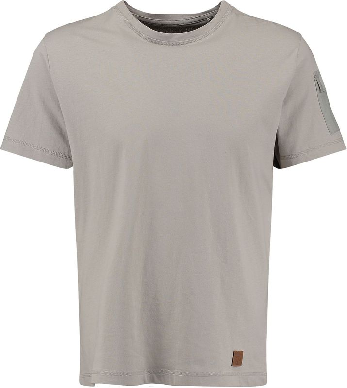 Shirt - Motiefprint - Jersey - Ronde Hals - Kwartmouw - Normale Pasvorm