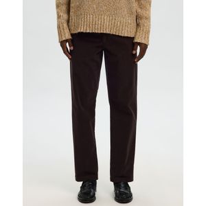 SELECTED Chino  donkerbruin