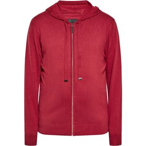 DreiMaster Maritim Gebreid vest 'Boline'  wijnrood