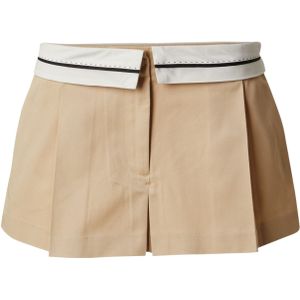 Monki Rok  beige / zwart / wit