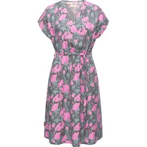Ragwear Zomerjurk 'Selyma '  grijs / groen / pink