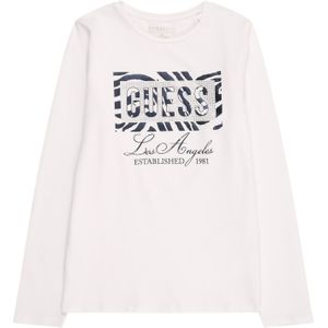 GUESS Shirt  navy / zwart / zilver / wit