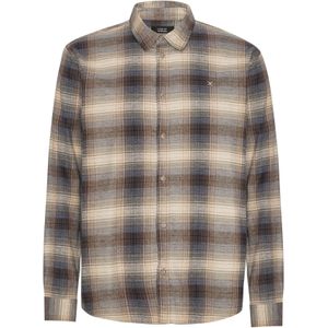 Clean Cut Copenhagen Overhemd 'Dylan'  ecru / navy / bruin